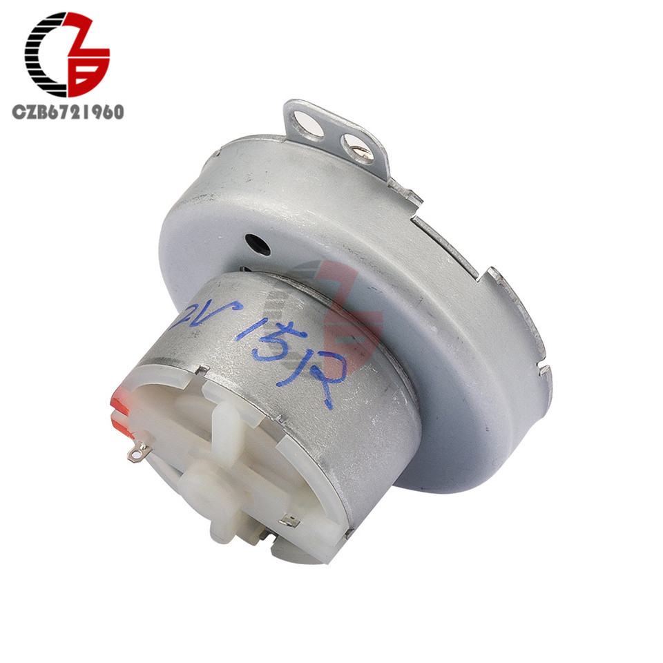 JS-50T Large Torque Metal Gear DC Gear Reduction Motor 12V 24V 5V 6V 5RPM 10RPM 15RPM 30RPM Motor fo