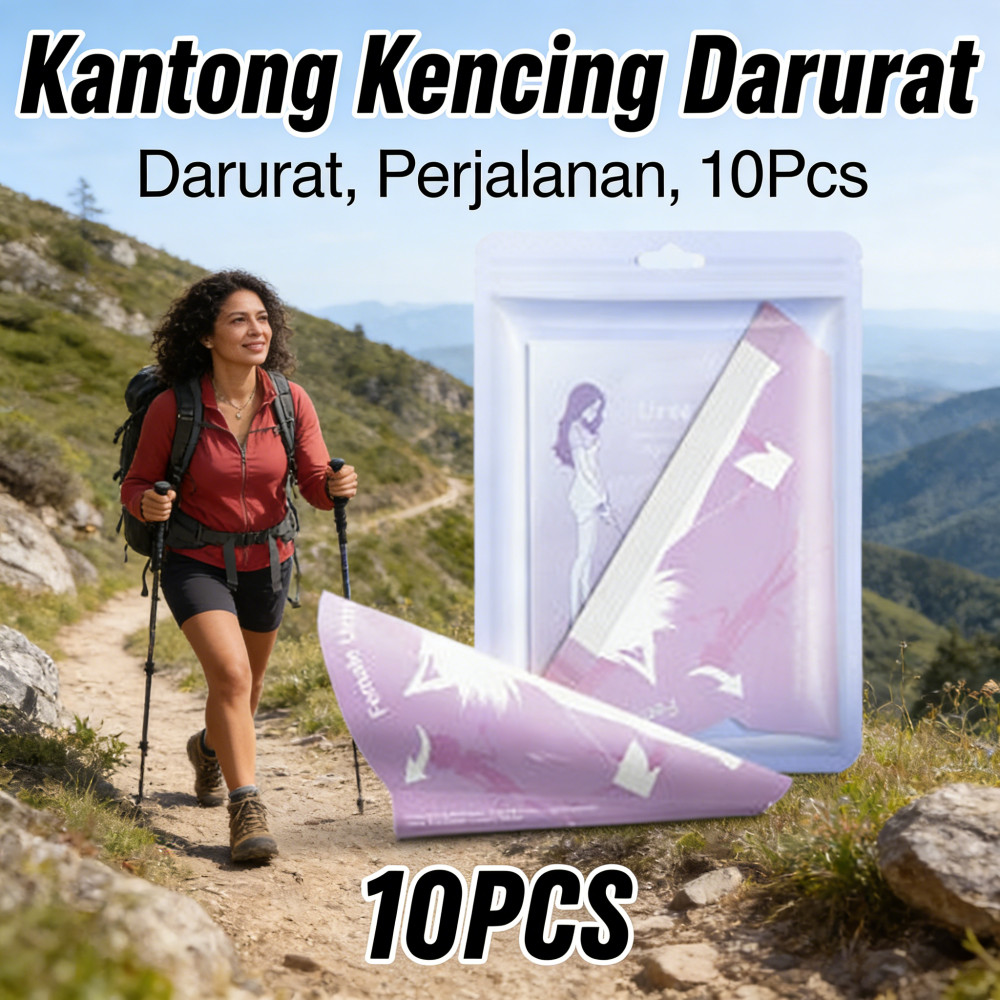 Kantong Kencing Wanita Travel Portable, PIPIS Wanita Pria Mini Toilet Outdoor Mobil, Urinoir Toilet 