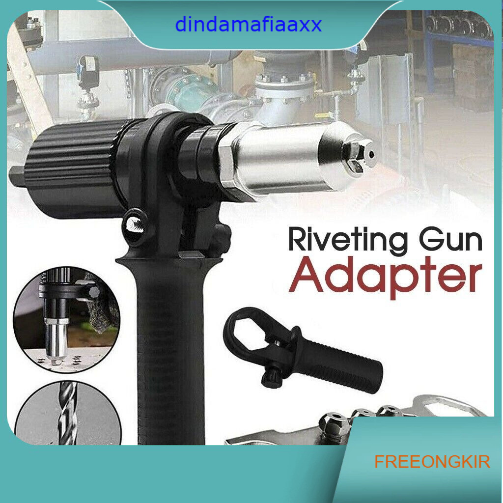 Rivet Adapter  BODY BESI Adapter Ripet Mesin Bor Cordless PREMIUM Tang Rivet Gun Body Metal