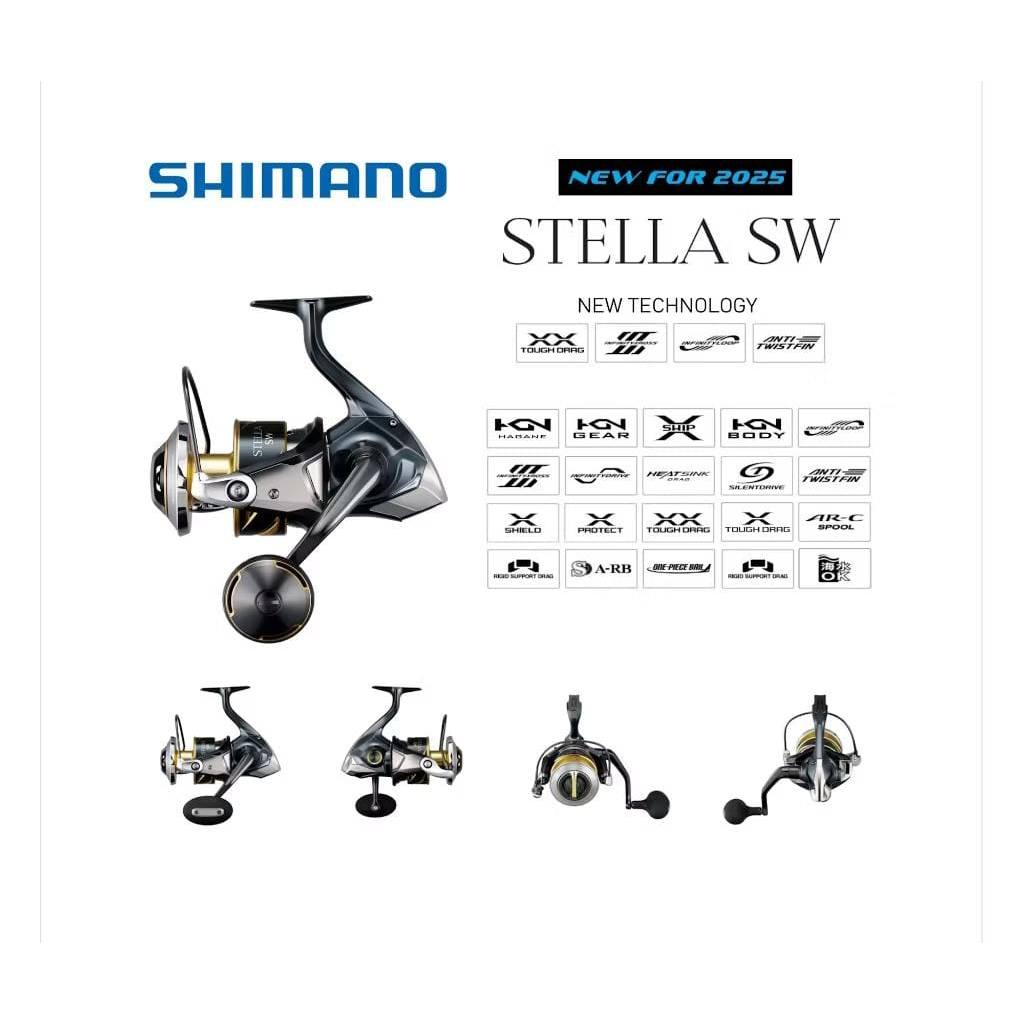 REEL SHIMANO STELLA 2025 8000 HGD- ORIGINAL GARANSI RESMI