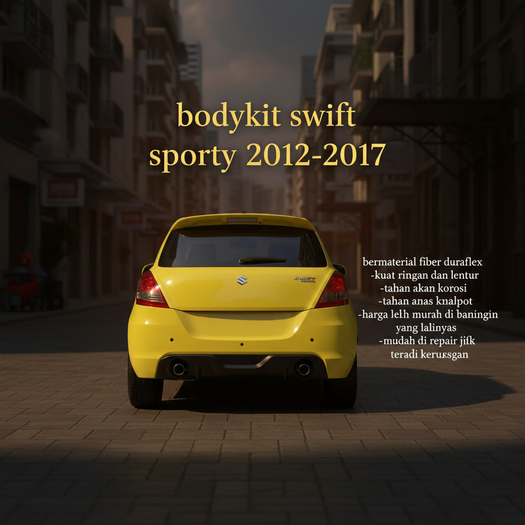 bodikit BODYKIT SUZUKI SWIFT 2013-2017 BODY KIT SWIFT BODIKIT SWIFT SPORTY