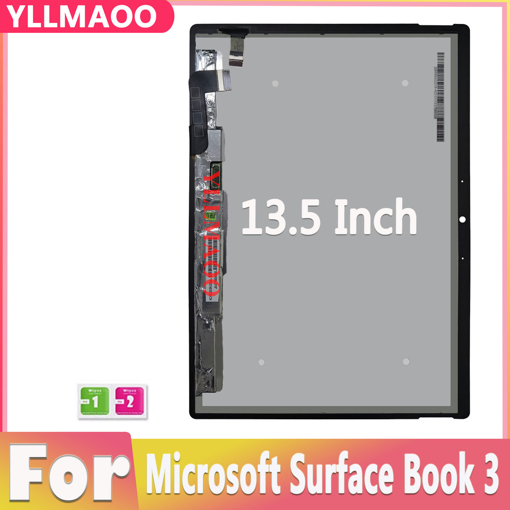 NEW 13.5" LCD splay For Microsoft Surface Book 3 1900 1909 Touch Screen gitizer Assembly Replacement