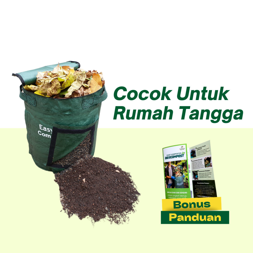 Compost Bag 50 Liter Easy Grow - Ubah Sampah Organik Jadi Kompos Berkualitas Komposter