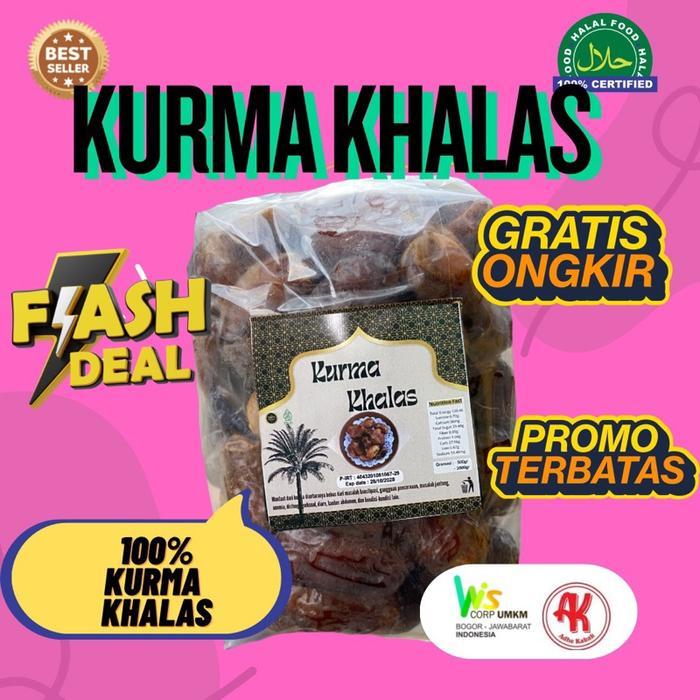 KURMA MESIR PREMIUM 1 KG KURMA MESIR MADU 1KG KURMA MESIR 1KG - Kurma khalas 1 kg