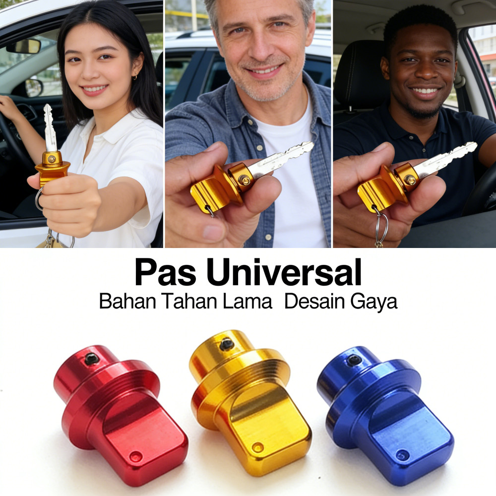 pemanis mobil motor kunci kontak kunci cover kontak universal