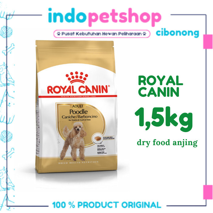 Royal Canin Poodle Adult 1,5kg makanan anjing poodle