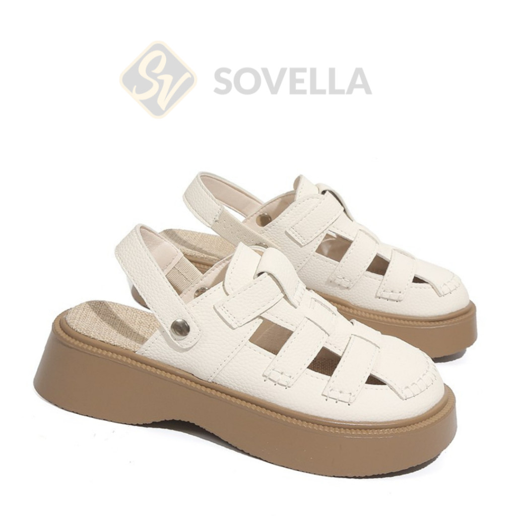 SOVELLA Poppy Sandal Wanita Tali Korean Style