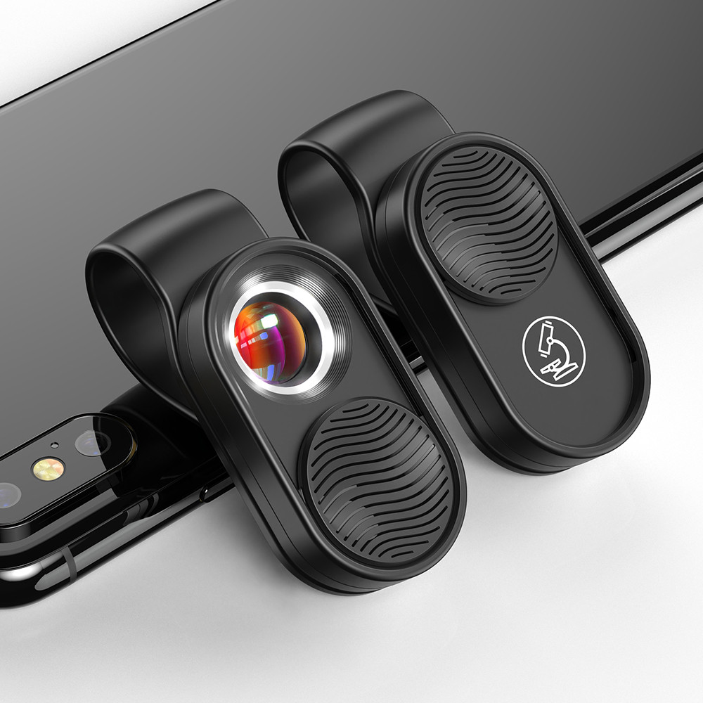 APEXEL100X magnification microscope lens mobile LED Light  micro pocket lenses for iPhonex xs max Sa