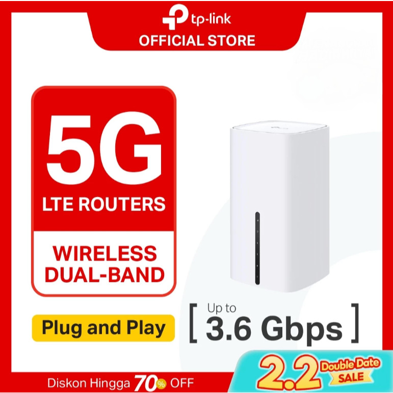 TPLINK 5G ROUTER Archer NX600 5G AX3600 Wireless Dual-Band 2.5 Gig Router