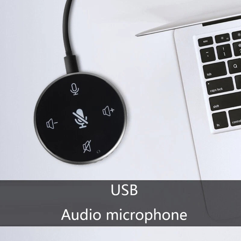 Daseey 360° Conference Microphone Omni Pickup + Speaker USB Type C – D300