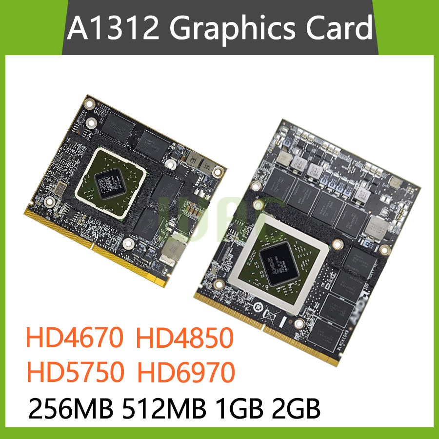 Original Ati HD 6970M 5750 4850 4670 Graphics Card Video Card 1GB 2GB 109-C29657-10 For Apple iMac 2