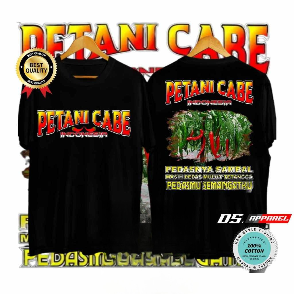 KAOS BAJU PRIA KEREN PETANI CABE INDONESIA PEDASNYA SAMBAL MASIH PEDAS MULUT TETANGGA