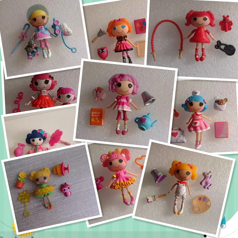 mated 3 In Lalaloopsy Dolls Mini Dolls for Girl's Toy Play House ildren Gift
