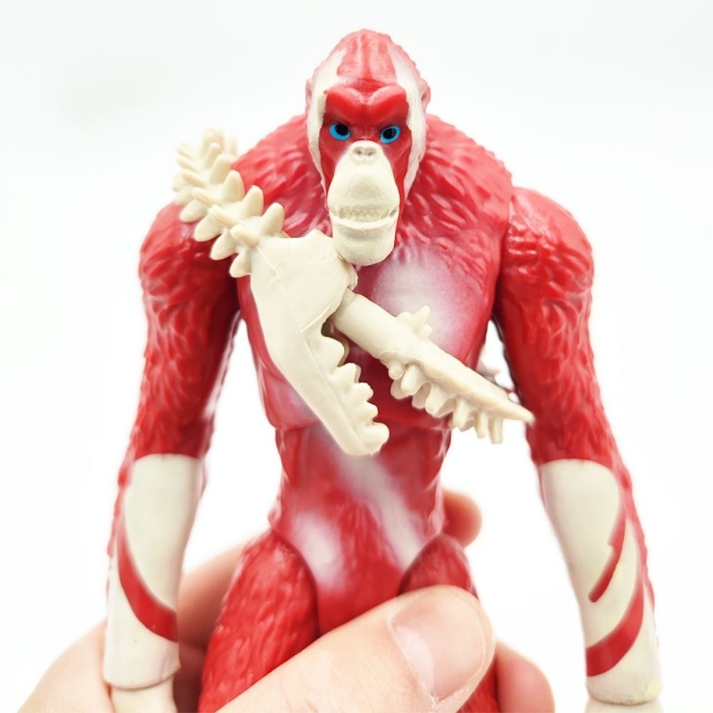 Mainan Godzilla X Kong The New Empire Scar King Action Figure Skar King 17cm King Kong Merah