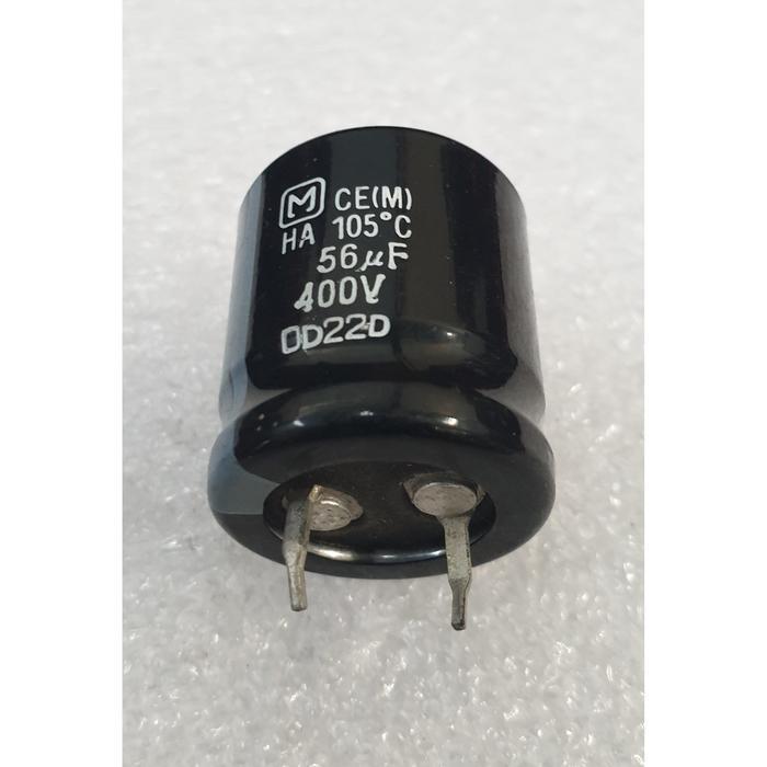 Elco Capacitor 56uf 400v Matsushita 105oC - original TERBAIK...