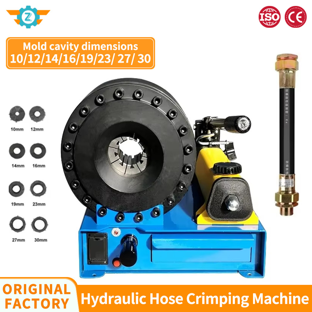 High Pressure Hydraulic Hose Crimper with 7 Sets of es Hose Crimping Handheld Hydraulic Hose Crimpin