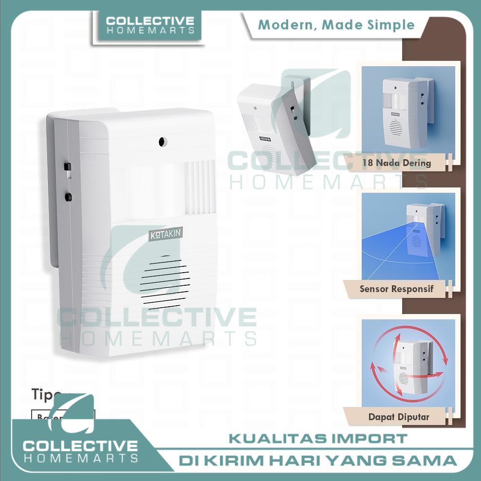 Bel Pintu Sensor Gerak Wireless Dengan Suara Welcome Untuk Toko dan Rumah Sistem Anti Maling [Collec