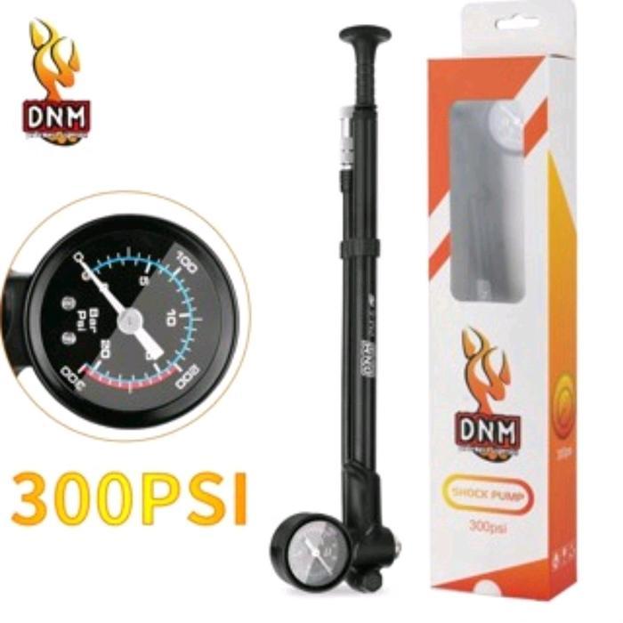Pompa fork sepeda  pompa shock sepeda DNM PM-6 Pompa Pompa Fork Angin Sepeda Air Shock 300 PSI Alloy