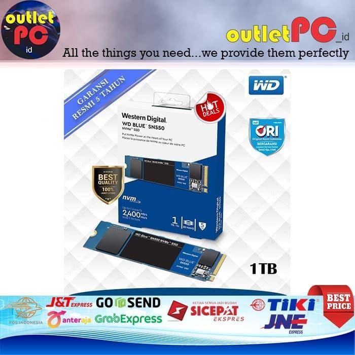 SSD WD Blue 1TB SN550 M.2 NVMe