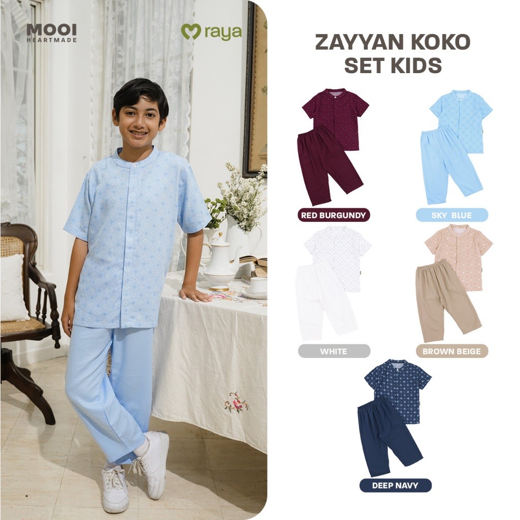 Koko Set Setelan Koko Anak Raya Collection Sandya Series - Koko Anak - MOOI IED SERIES / IED COLLECT
