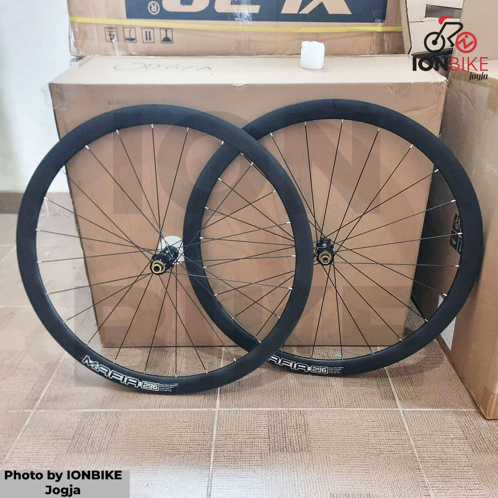 Wheelset MAFIA 296 700c Gravel Discbrake Centerlock 40mm 24/24 Hole Hub Minus R701 Ratchet 60T R-701