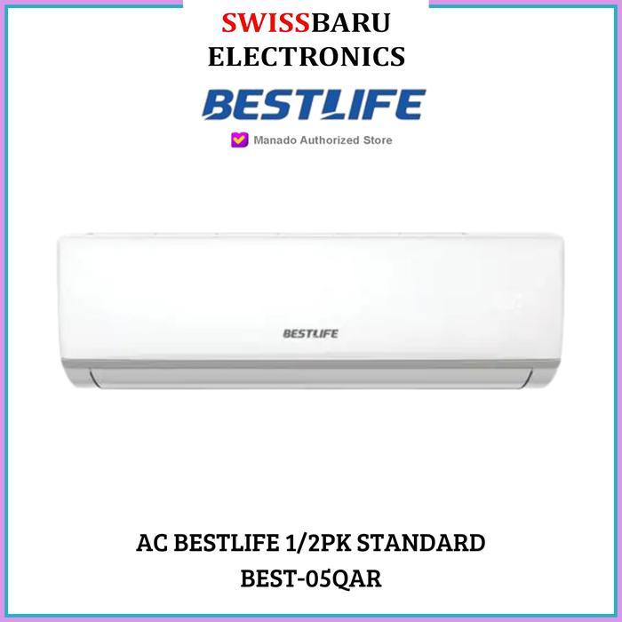 MANADO - AC BESTLIFE KAPASITAS 1/2PK STANDARD BEST 05QAR - Lengkap Pasang