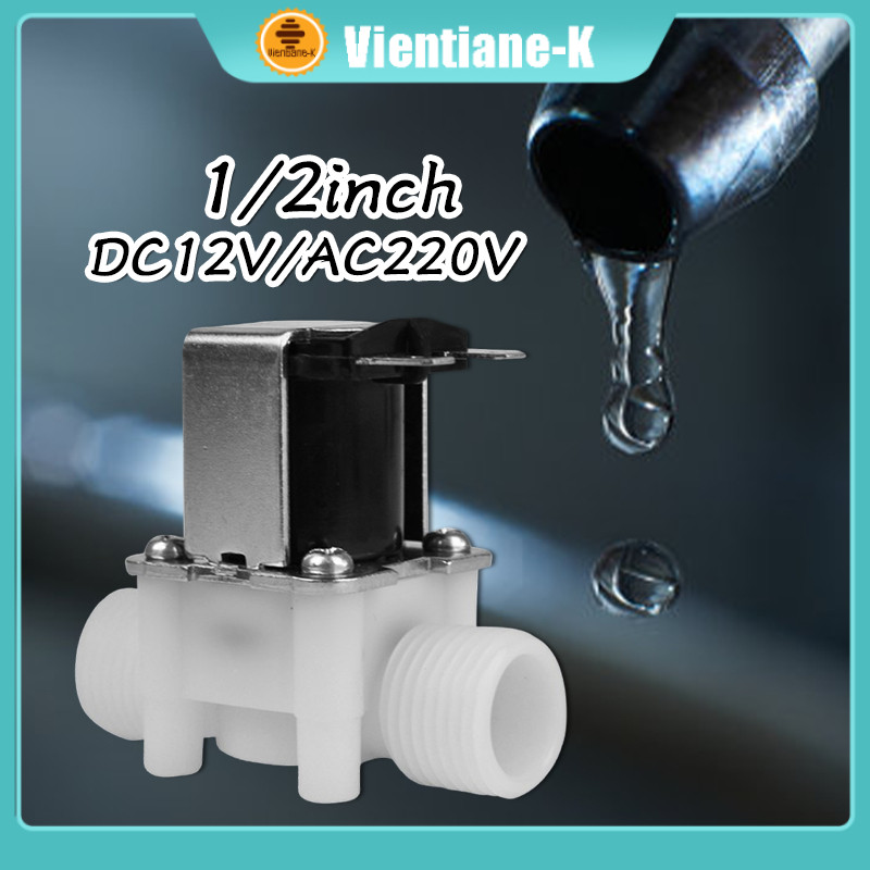 1/2" AC 220V DC 12V Electric Solenoid Valve / Normally Closed Solenoid Valve