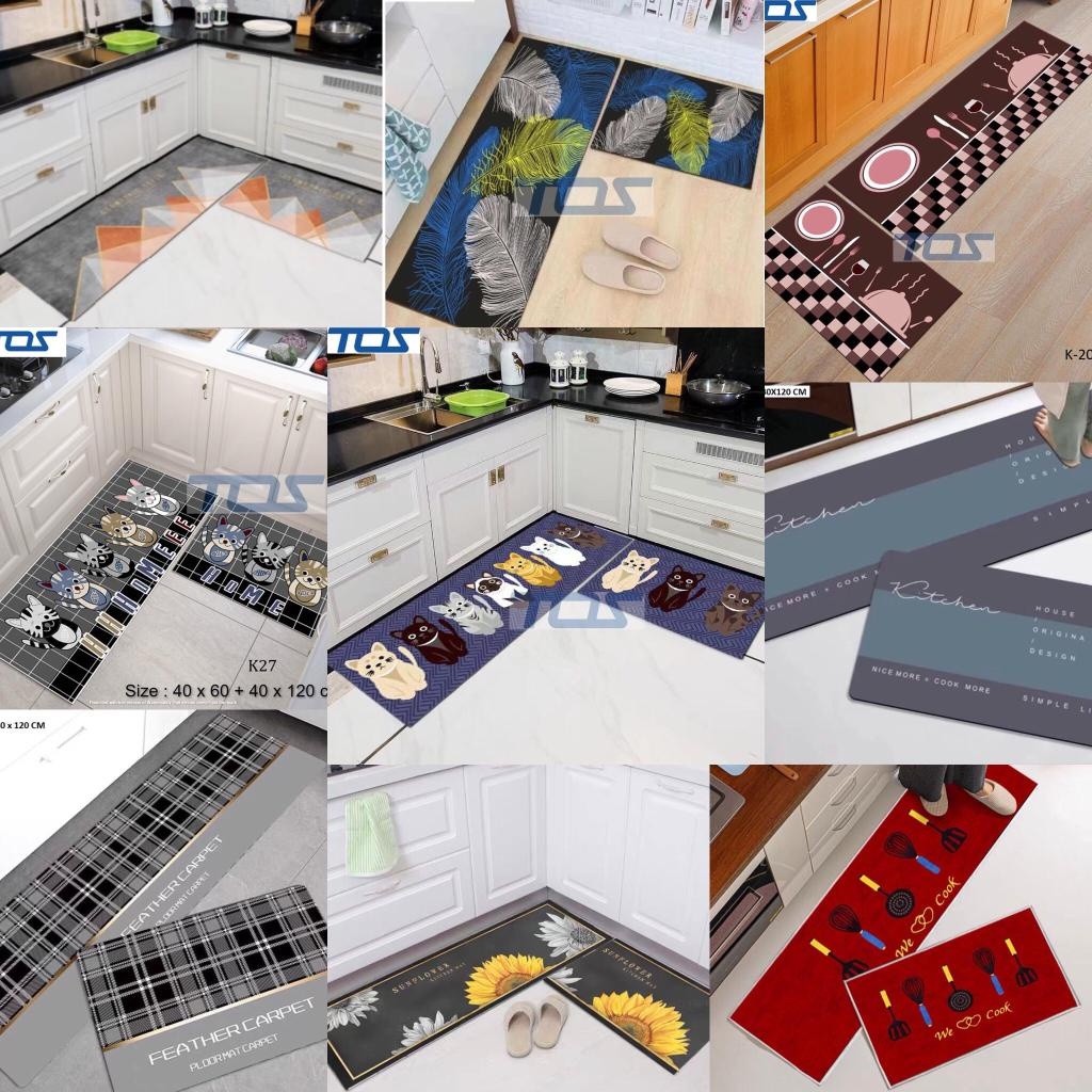 keset kaki dapur set 2in1/Keset Modern/Keset Dapur/keset kaki minimalis/keset hello kitty