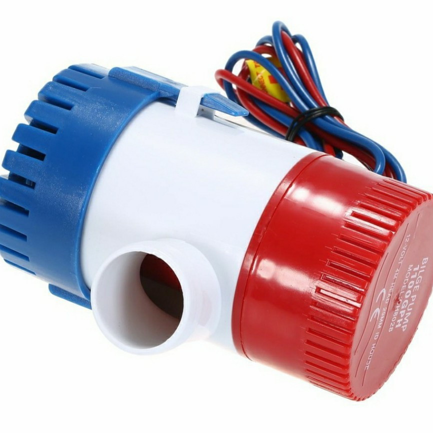 Pompa Air Elektrik12 V Submersible Water Bilge Pump Taffware Semprotan Air Cuci Motor Pompa Semprot 