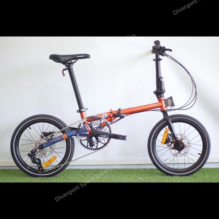Sepeda Lipat 16 Element Troy X 10 Speed New 2022 Bonus Jagang Treepod