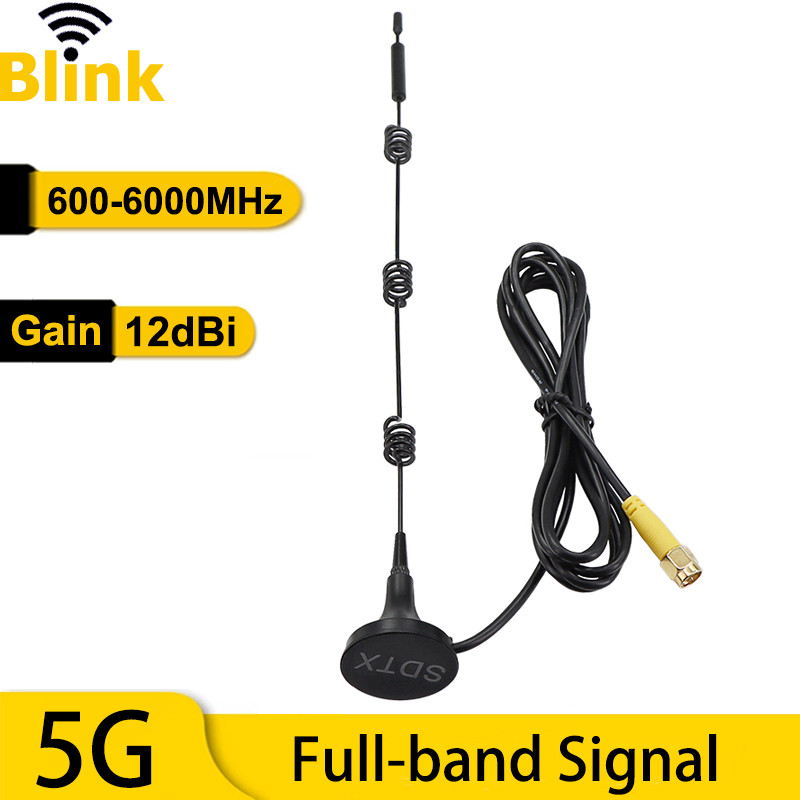 5G 4G 3G GSM High Gain Antenna 12dBi Outdoor Full-Band Signal Booster 600-6000MHz Long Range Amplifi