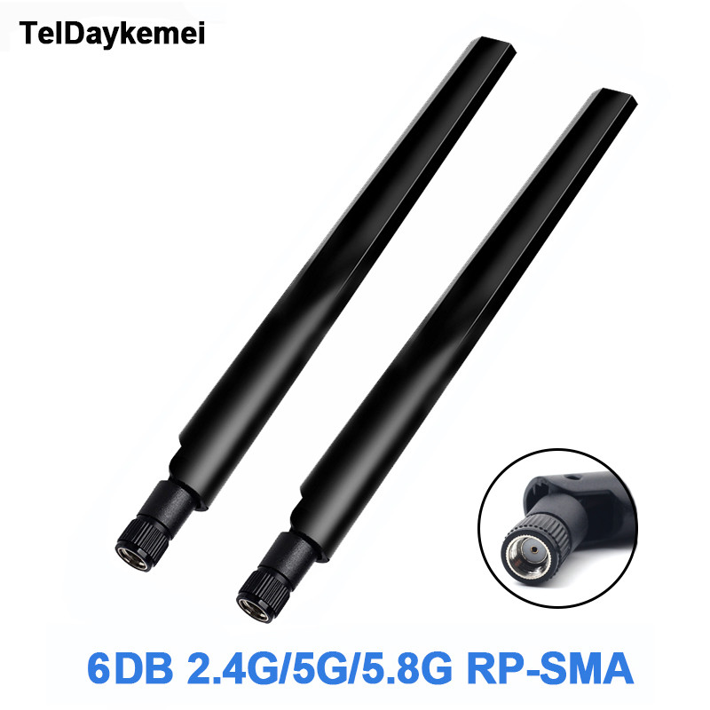 Wireless Antenna 2.4GHz/5GHz 6DBi RP-SMA Connector