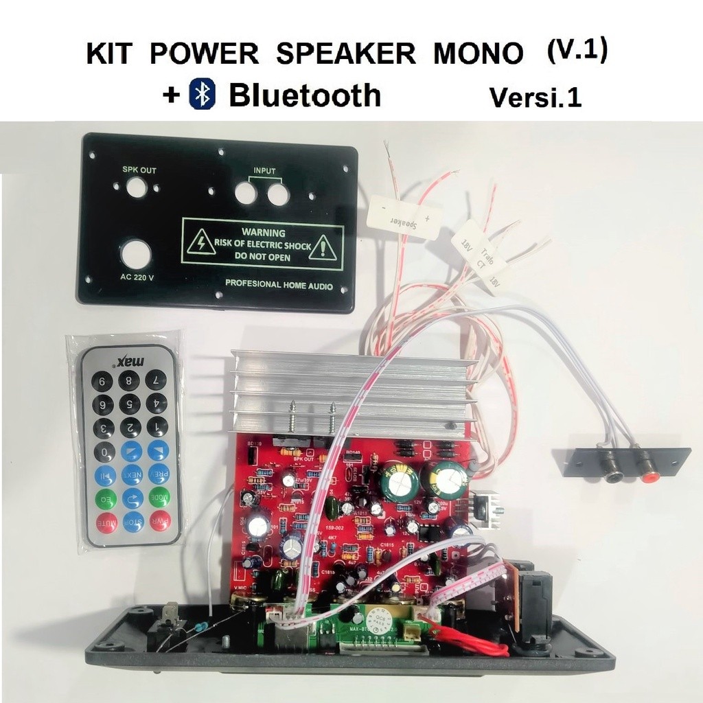 Promo Murah KIT POWER Speaker Aktif MP3 Bluetooth MONO (GT-6688U) - Subwoofer AUDIO 150 Watt Terlari