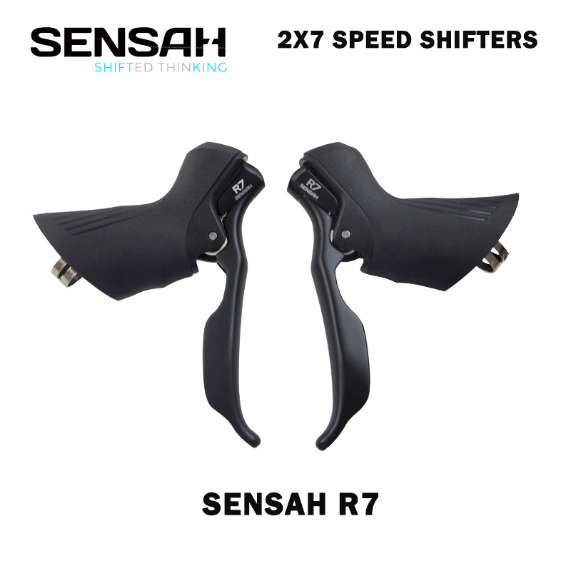 SENSAH 2X7 Road Bike Shifters R7 2x7Speed Lever Brake 2x7 speed Road Bicycle Derailleur Kompatibel d