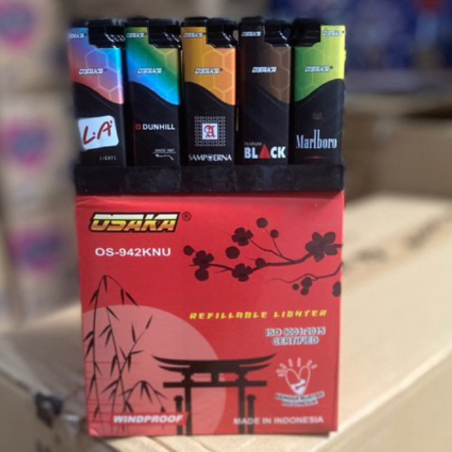 Korek Api Bara M2000 OSAKA WINDPROOF / Tahan Angin MN 942KMB/KNU