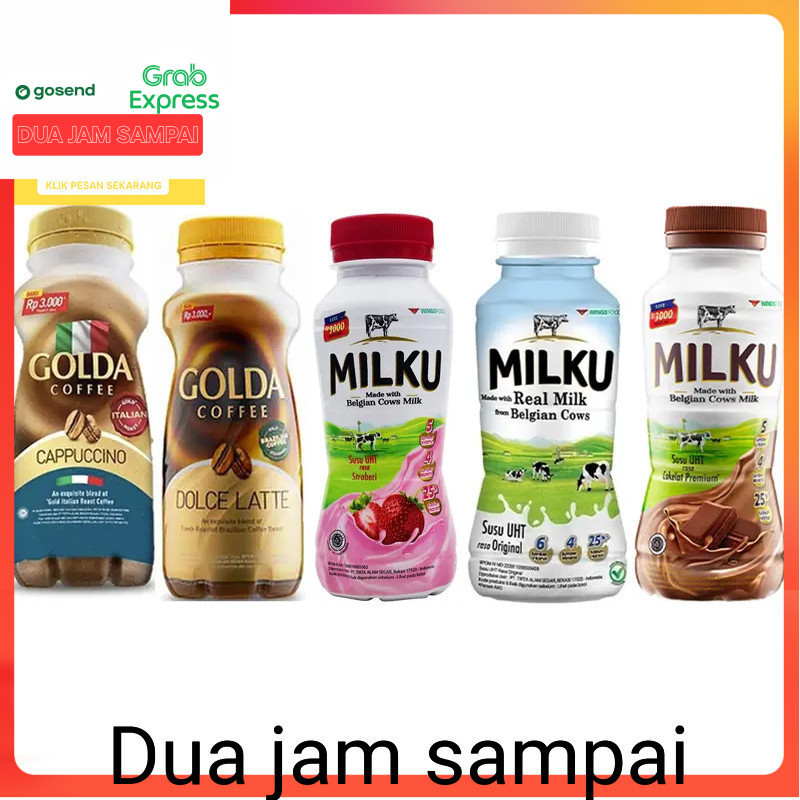 MILKU GOLDA TEH JAVANA FLORIDINA CAMPUR MINUMAN SIAP MINUM - MILKU