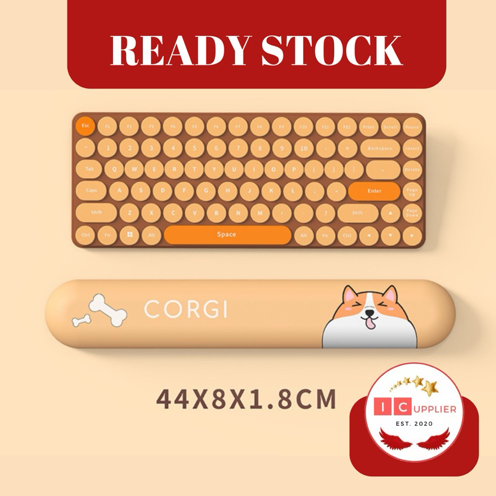 [PREMIUM] Keyboard Wrist Rest Pad / Stick Rest Pad Stick Pad Keyboard Bantalan Pergelangan Tangan Ka