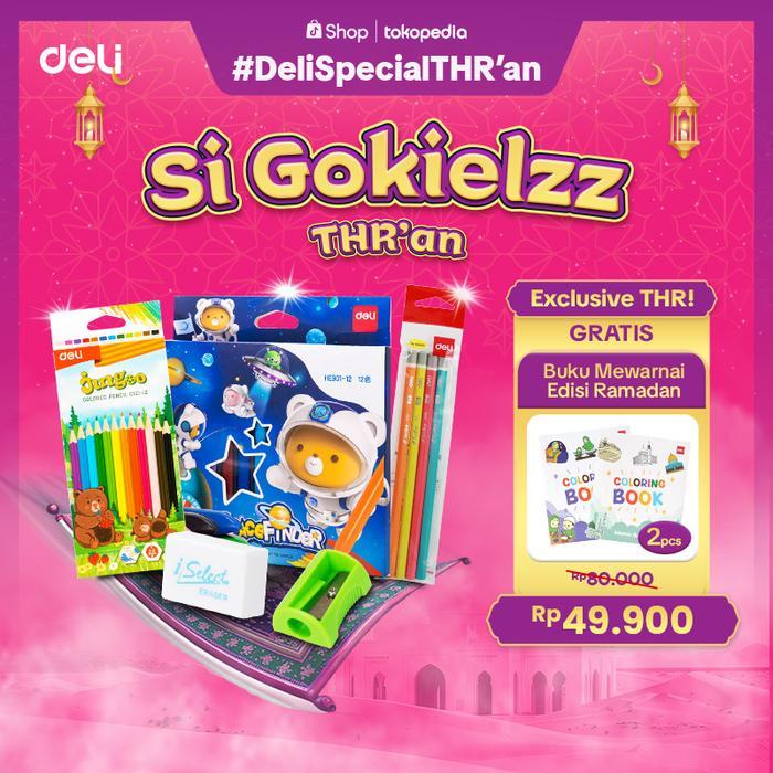 [EXTRA GOKILZZZ] "Combo Crayon + Pensil Warna + Buku Mewarnai + BONUS, Set Lengkap untuk Kreativitas