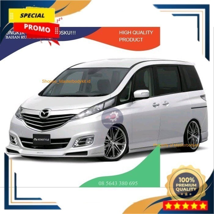 Aksesoris Bemper Mobil bodykit mazda biante per bagian saja (depan atau belakang saja)