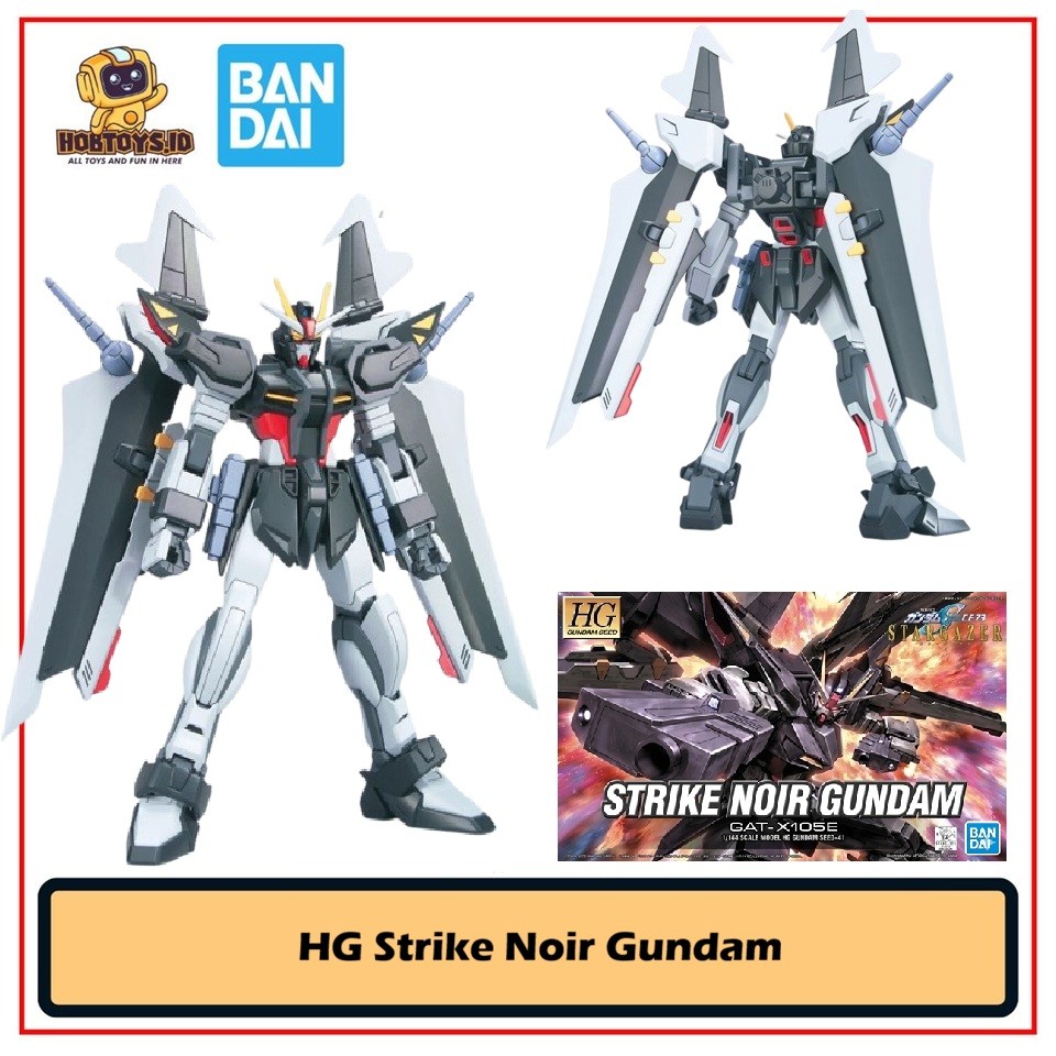HG Gundam Seed Strike Noir Gundam Bandai Original