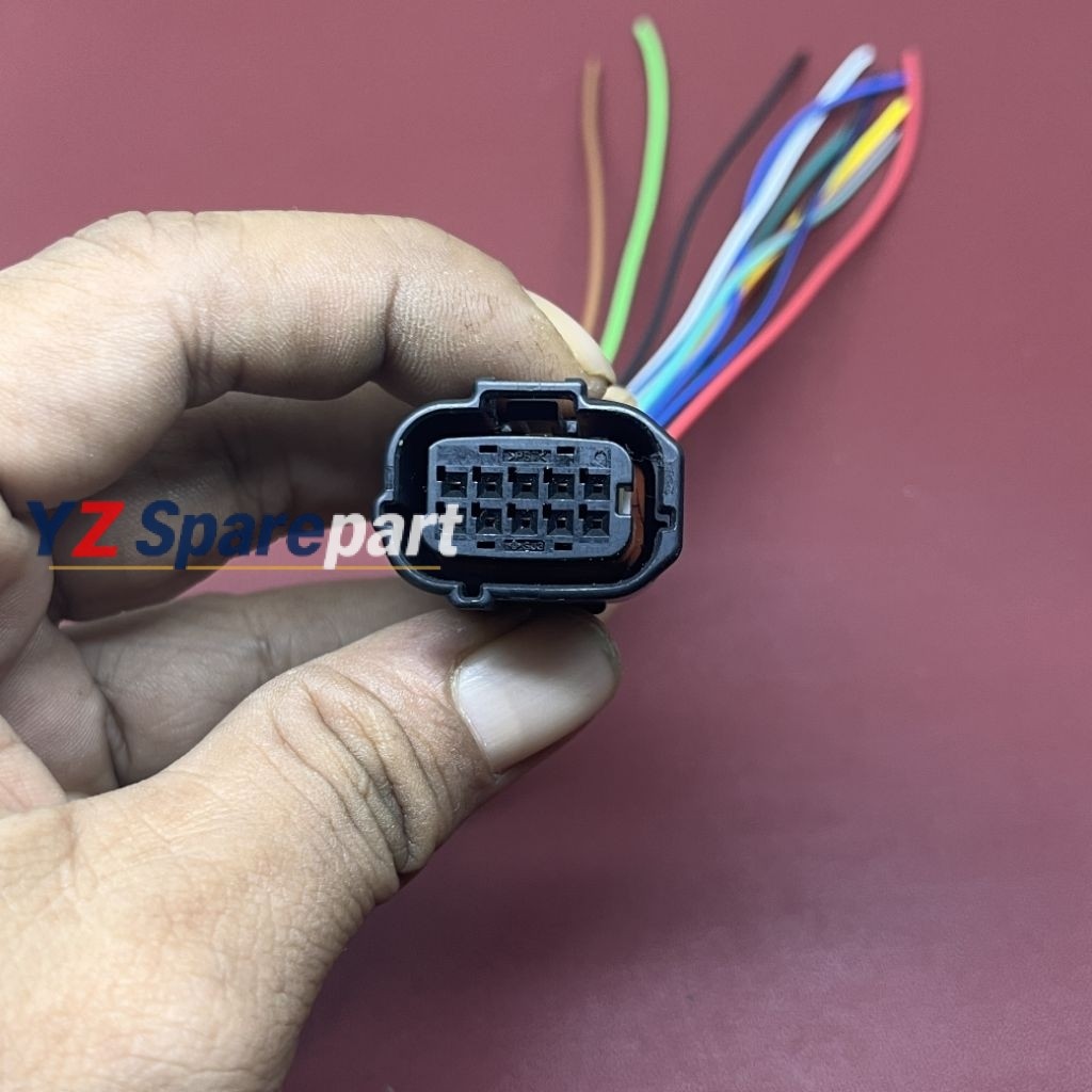 Soket Socket Kabel Modul Remote Answer Back System Pin 10 Vario 125 150 Scoopy fi Original