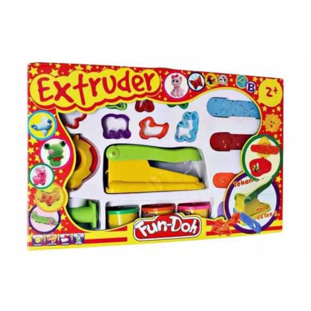 Mainan Plastisin Anak Playdough Set Cetakan Kreatif DIY Dough Edukasi Motorik Anak