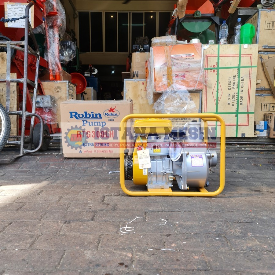 MESIN POMPA AIR BENSIN 3" ALKON WP 30 POMPA IRIGASI ROBIN RTG 300 LH