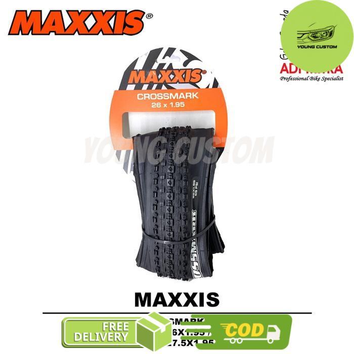 Maxxis Crossmark Kevlar Tire | Ban Luar Sepeda MTB 26 / 27.5 / 29 inch - 27.5X1.95 -young