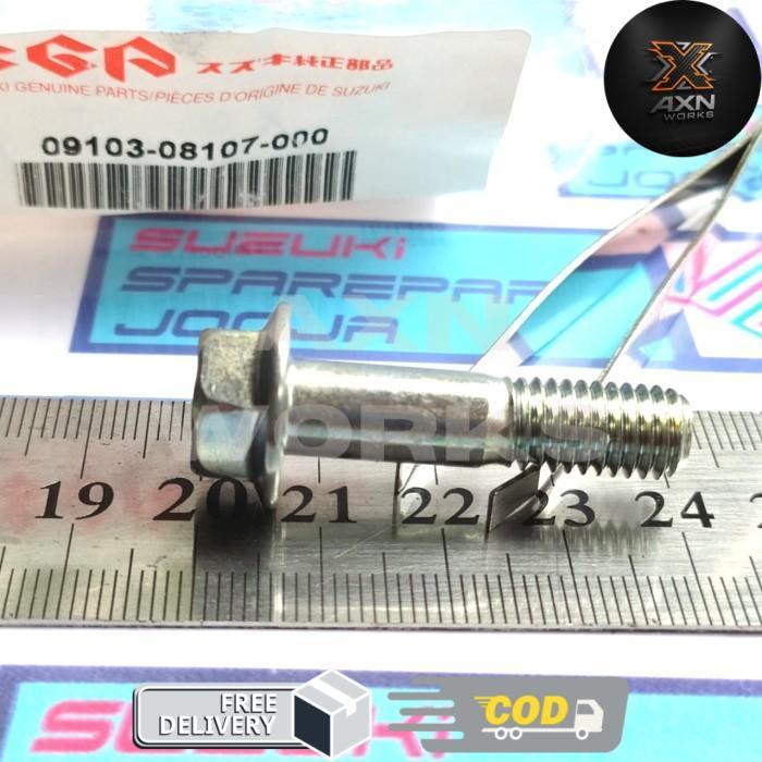 09103-08107-000 Baut Braket Kaliper Cakram Suzuki Skywave 125 Ori
