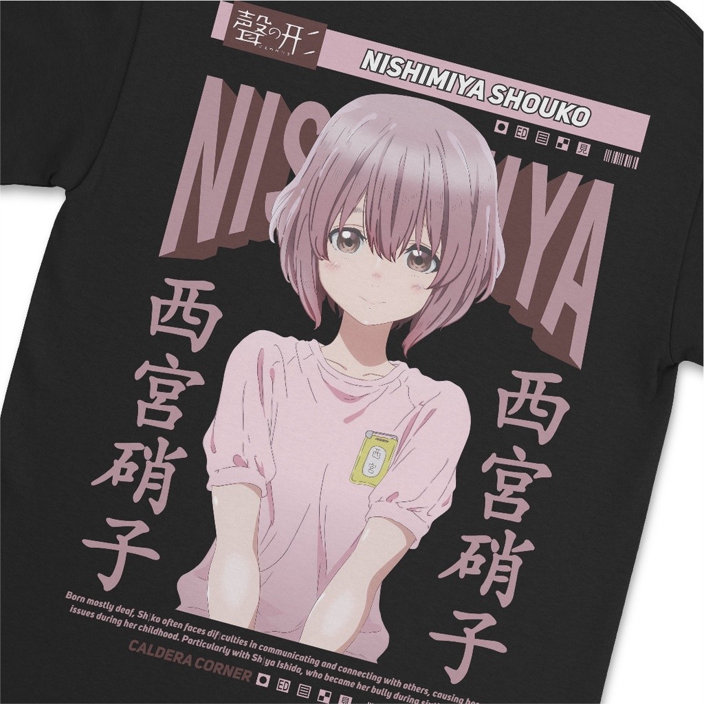 Kaos Anime Koe No Katachi Nishimiya Shouko Shōgakkō Version