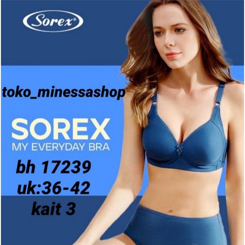 BRA SOREX TANPA KAWAT |BH SOREX 17239 super soft /SETARA CUP C uk 36-38-40-42