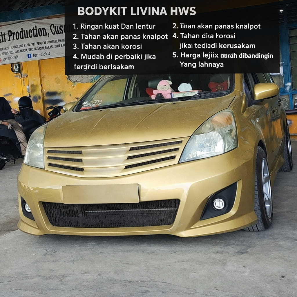 bodikit Bodykit Nissan Grand Livina HWS  2007 2008 2009 2010 2011 XV UPGRADE HWS