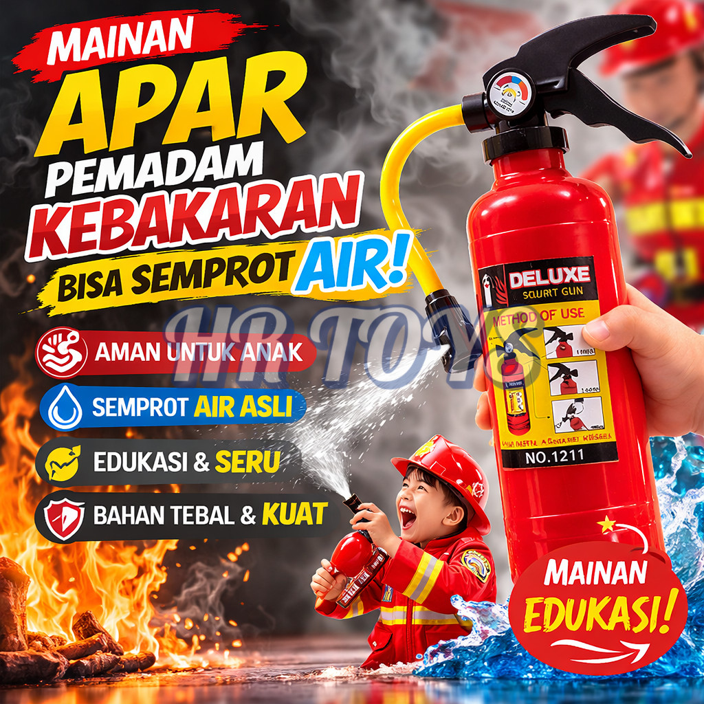Mainan APAR Air Semprot Pemadam Kebakaran Mainan Anak Fire Extinguisher Toy