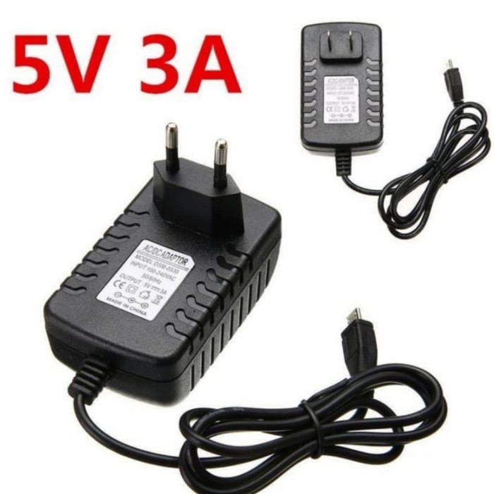 5V 3A Micro USB Charger Adapter Cable Power Supply F Raspberry Pi 5V 3A Micro Usb [CE]